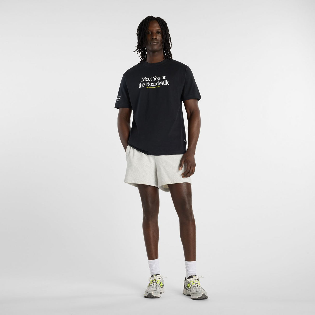 New Balance Men's RBC Brooklyn Half Slogan Graphic T-Shirt-6