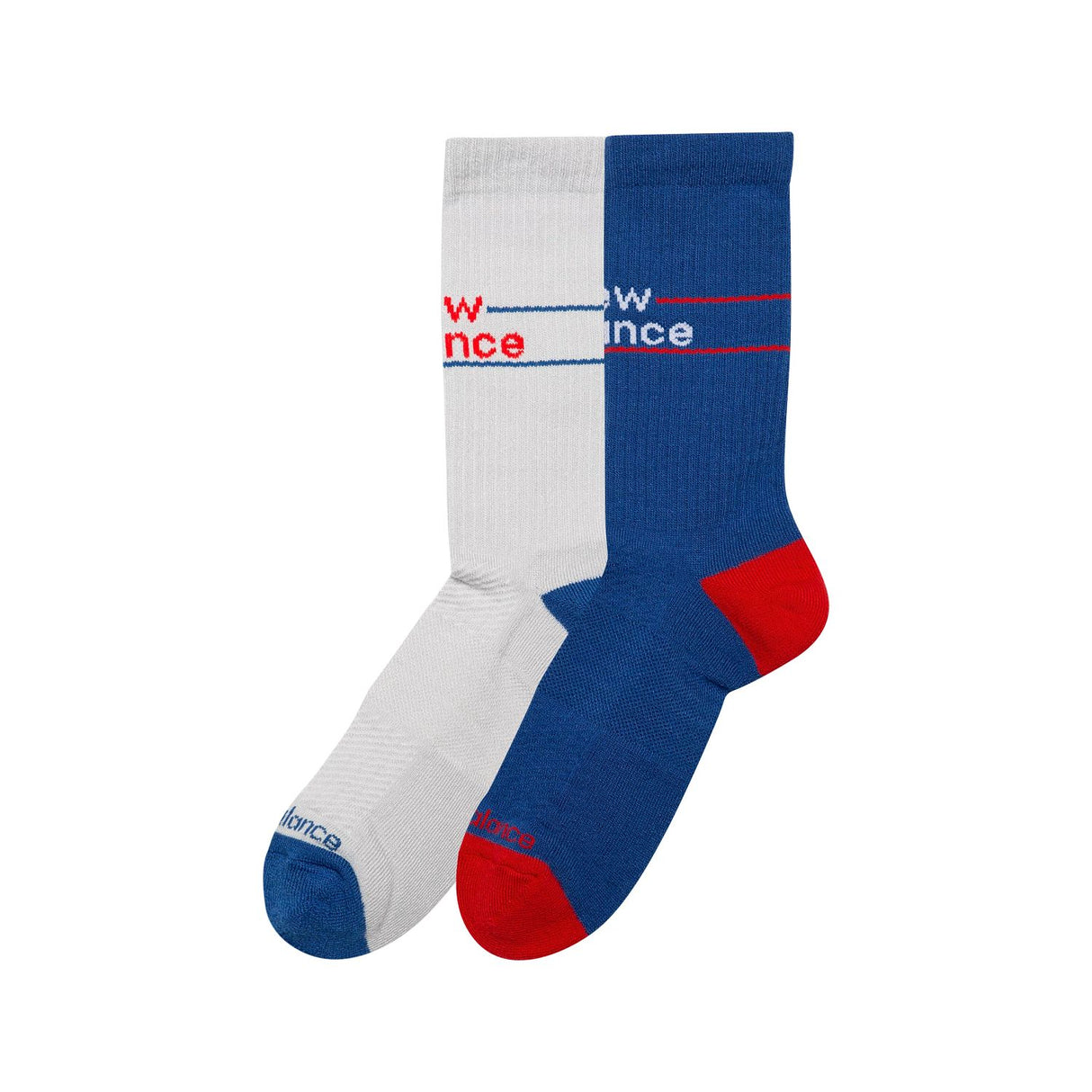 New Balance Daily Essentials Graphic Cushion Crew 2 Pack-2
