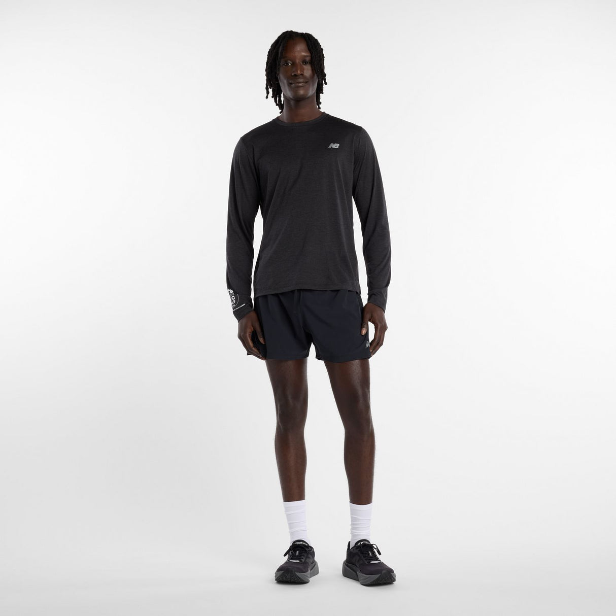 New Balance Men's United Airlines NYC Half Graphic RC Essential Long-1