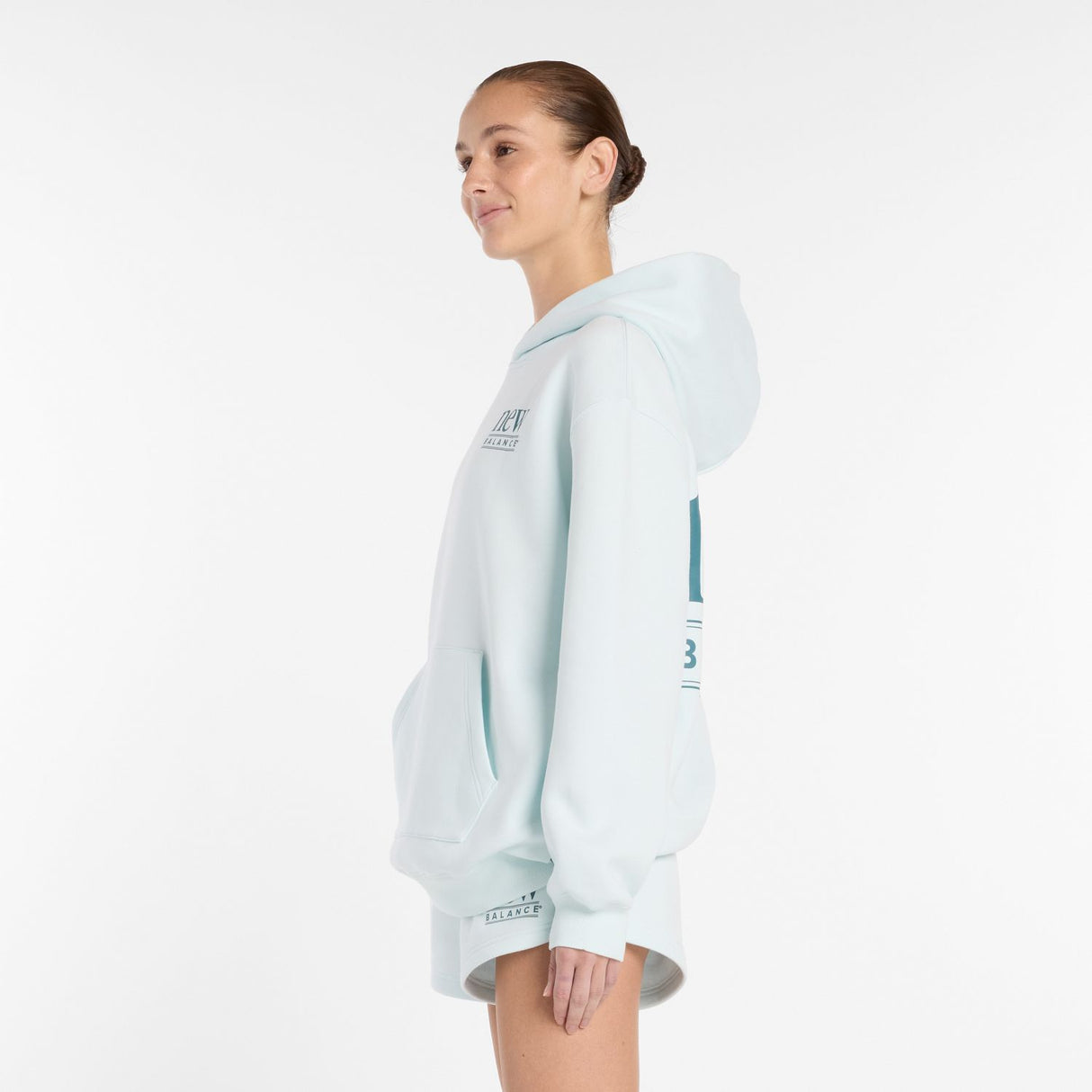 New Balance Women's Reimagined Fleece Long Length Hoodie-3