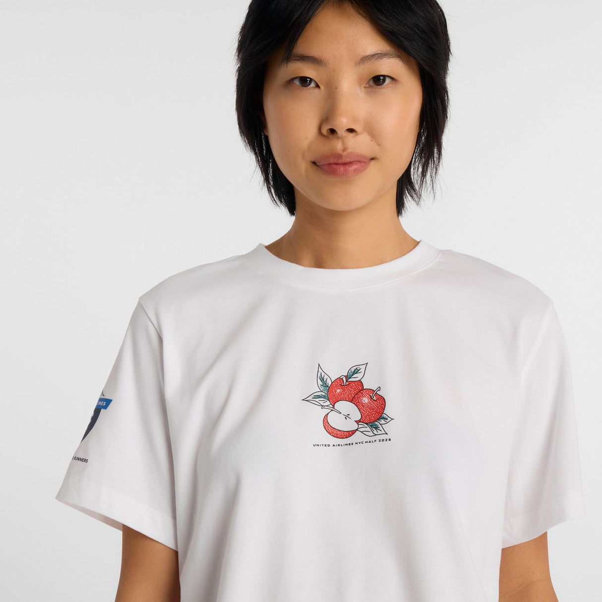 New Balance Women's United Airlines NYC Half Graphic T-Shirt - Apple-4