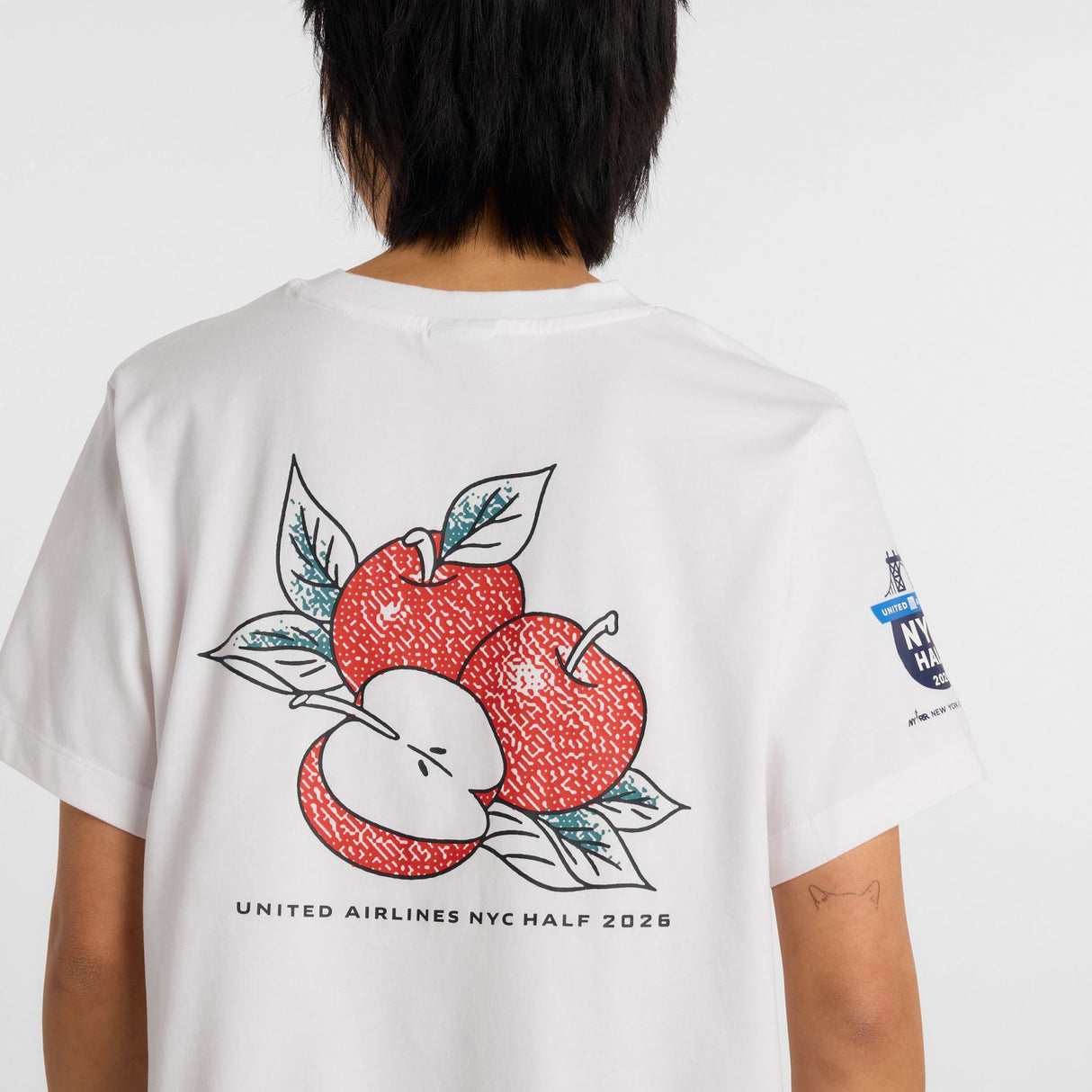 New Balance Women's United Airlines NYC Half Graphic T-Shirt - Apple-6