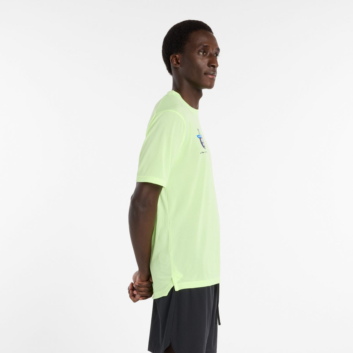 New Balance Men's United Airlines NYC Half RC Essential T-Shirt-3