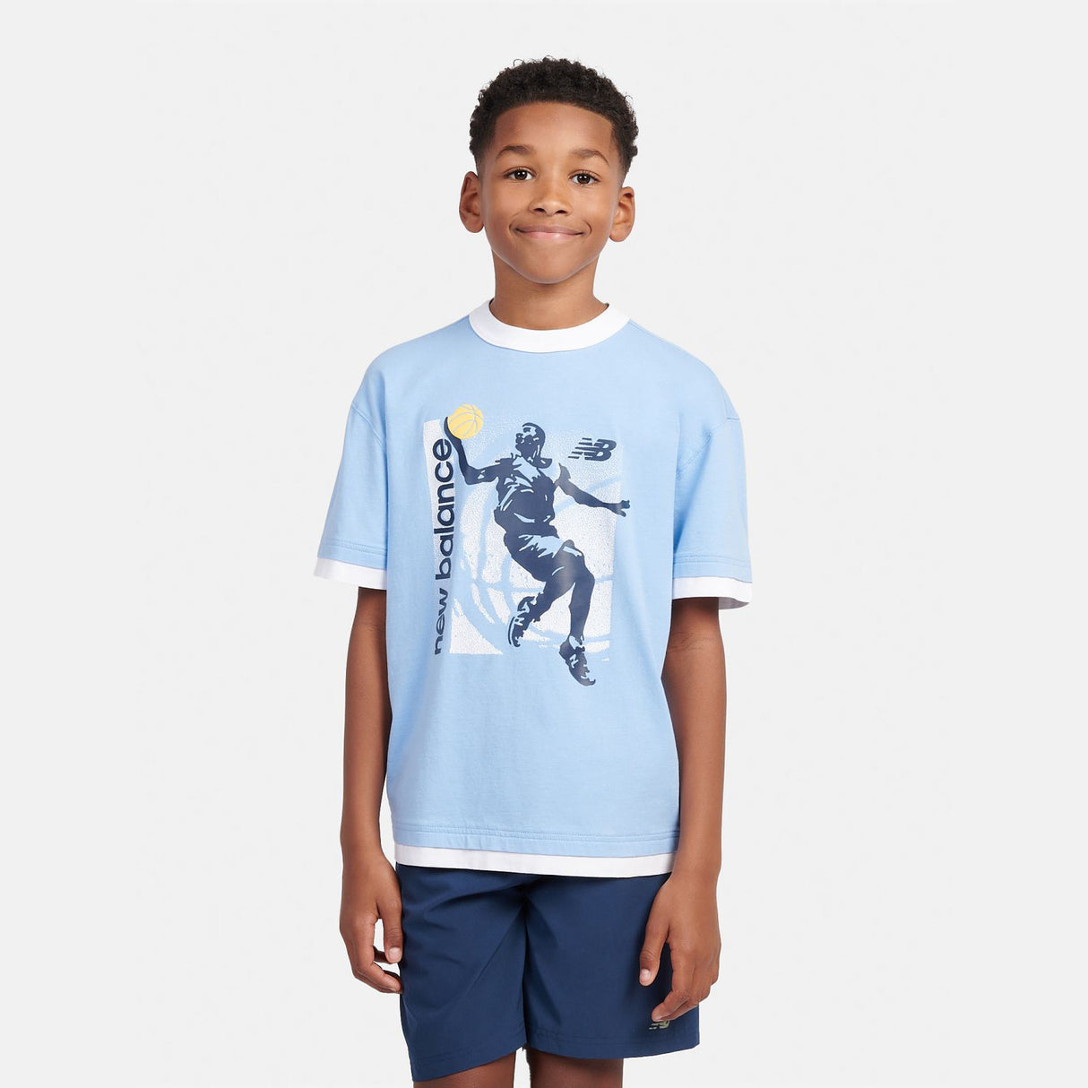 New Balance Boys' Hoops Layup Graphic Tee-5