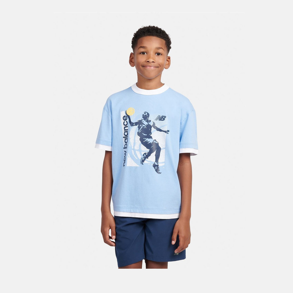 New Balance Boys' Hoops Layup Graphic Tee-5