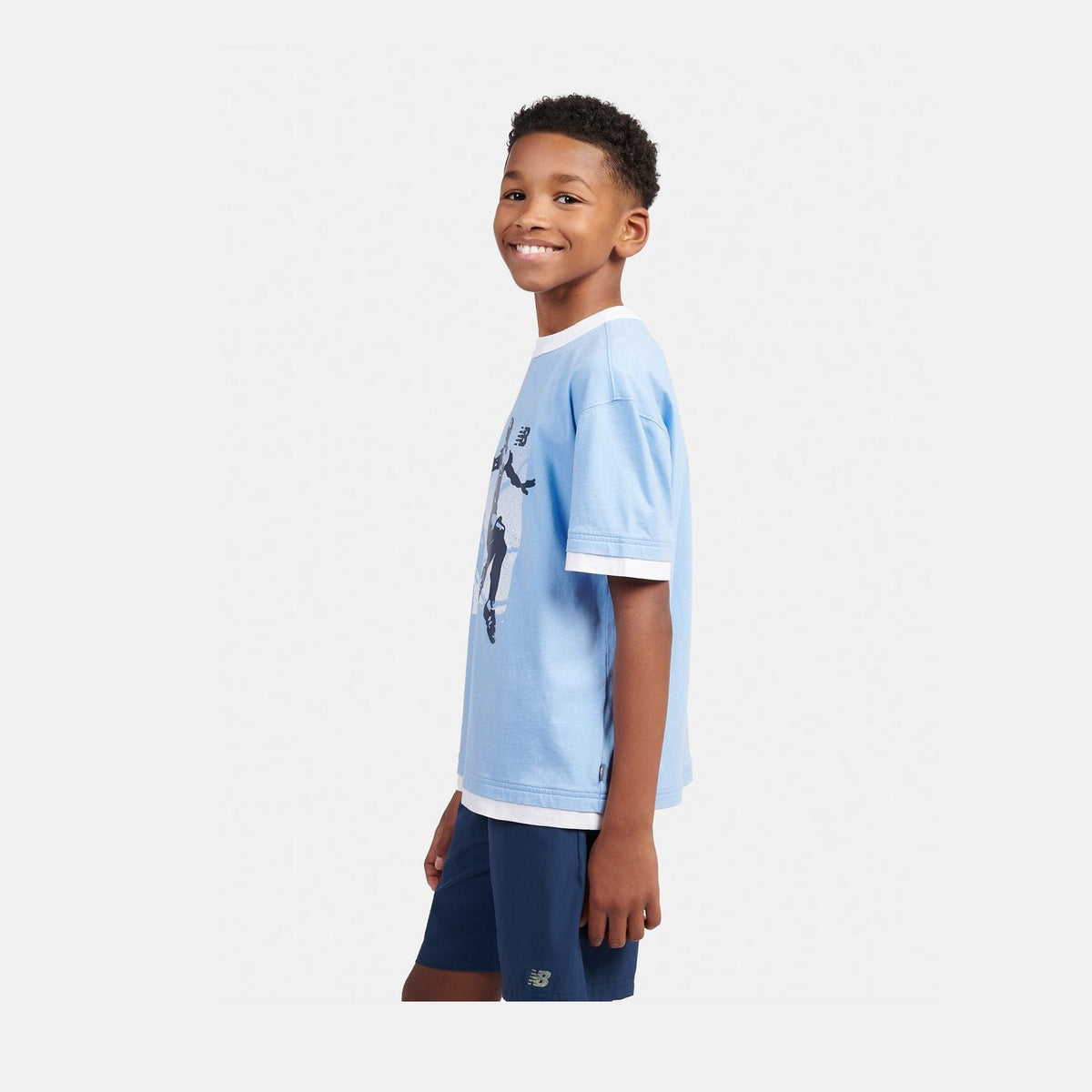 New Balance Boys' Hoops Layup Graphic Tee-6