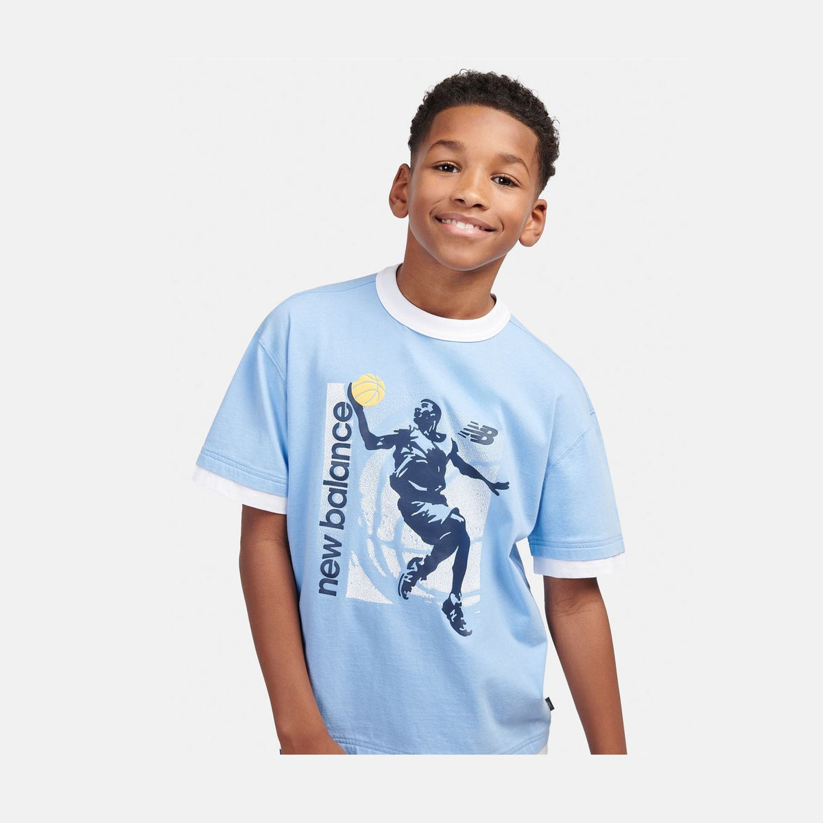 New Balance Boys' Hoops Layup Graphic Tee-8