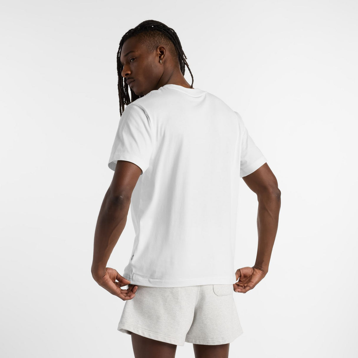 New Balance Men's Center Multi Color Logo T-Shirt-3