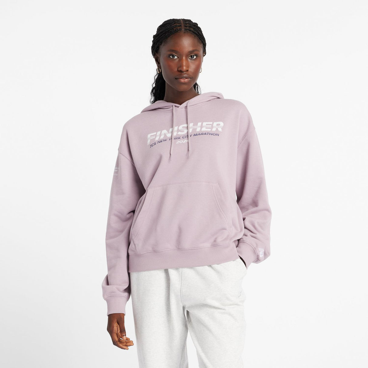 New Balance Women's NYC Marathon French Terry Finisher Hoodie-1