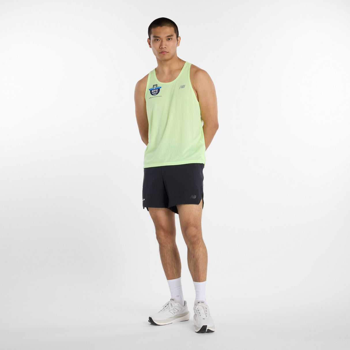 New Balance Men's United Airlines NYC Half RC Essential Singlet-1
