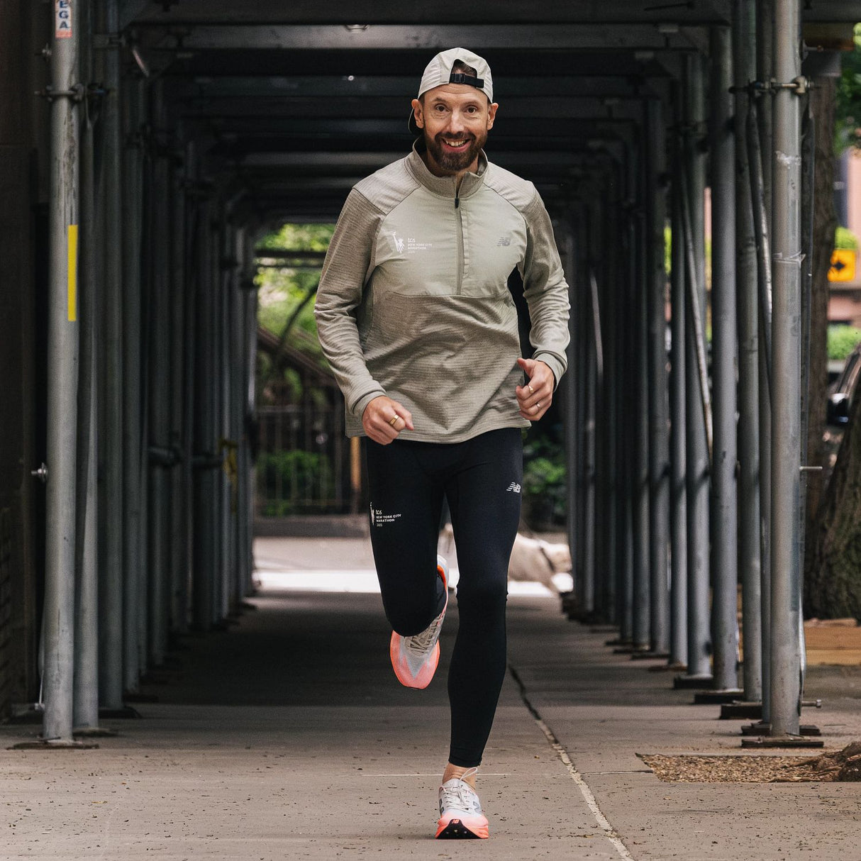 New Balance Men's NYC Marathon Heat Grid 1/2 Zip-8