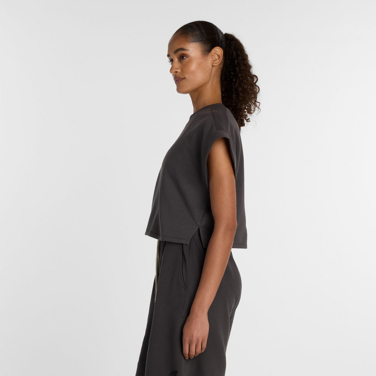 New Balance Women's French Terry T-Shirt-2