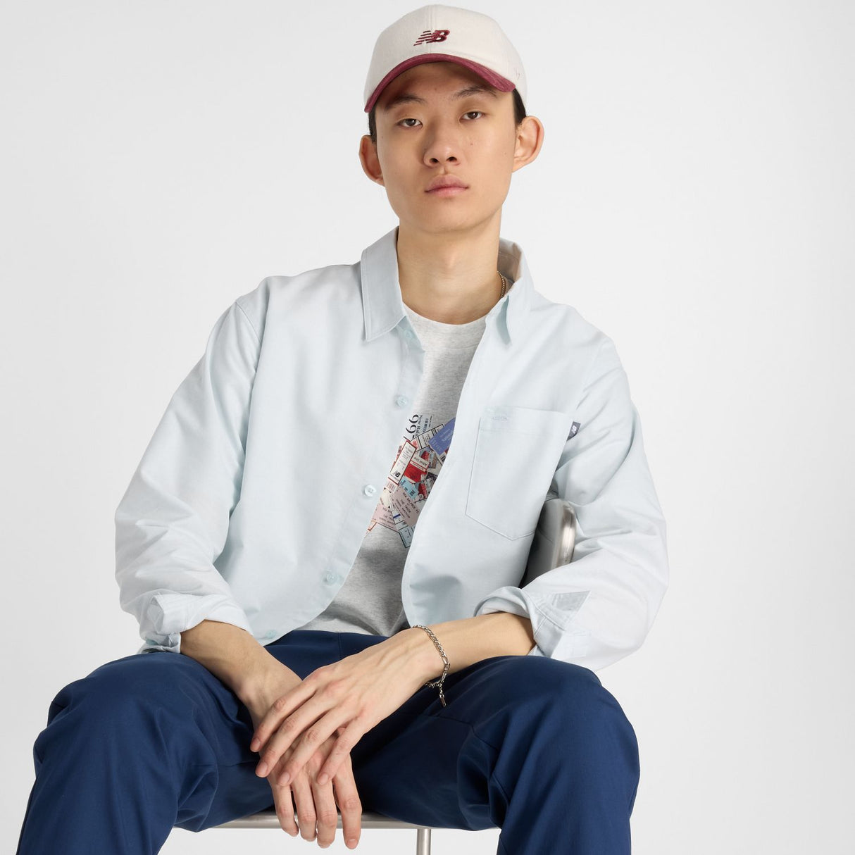 New Balance Men's Oxford Shirt-2
