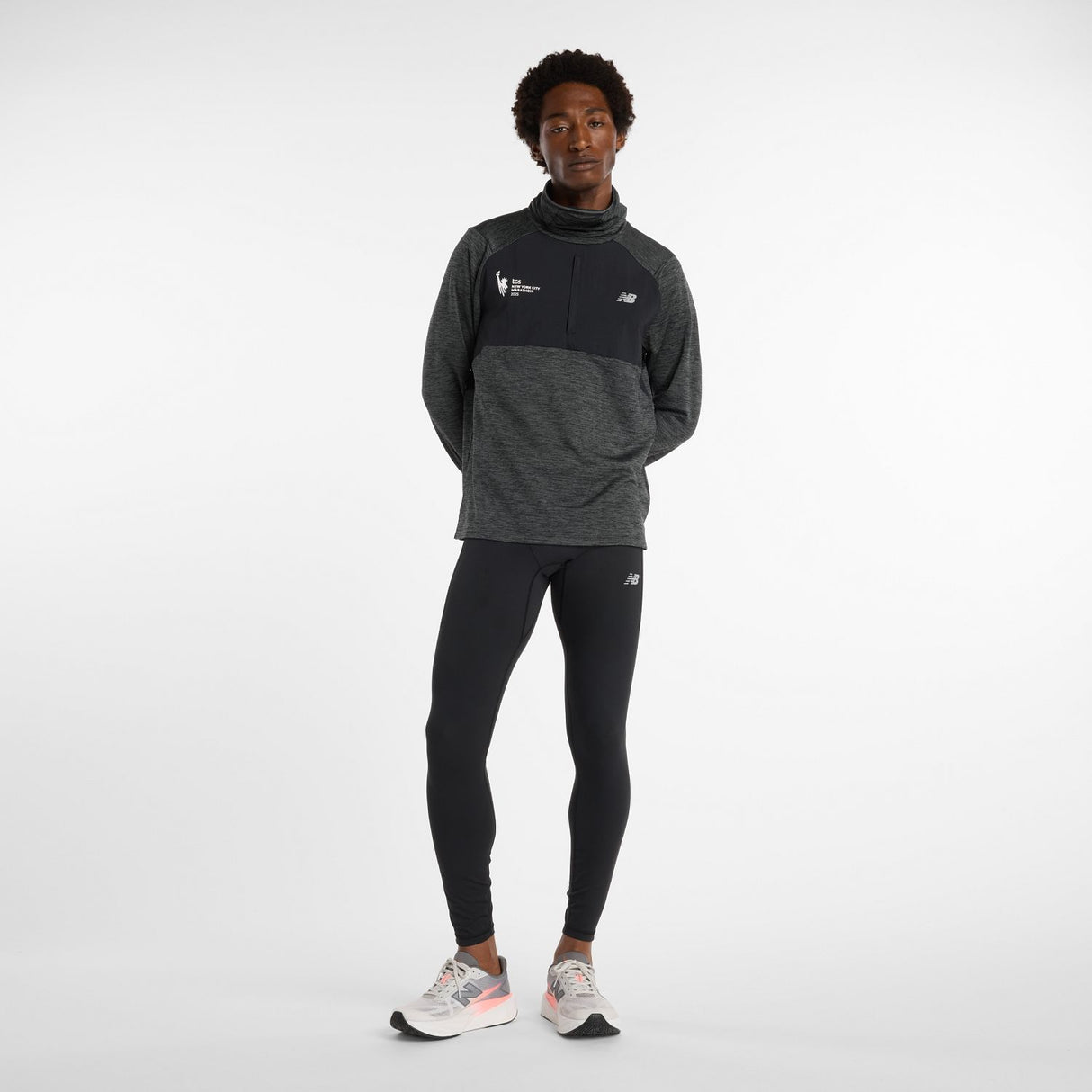 New Balance Men's NYC Marathon Balaclava Hoodie-1