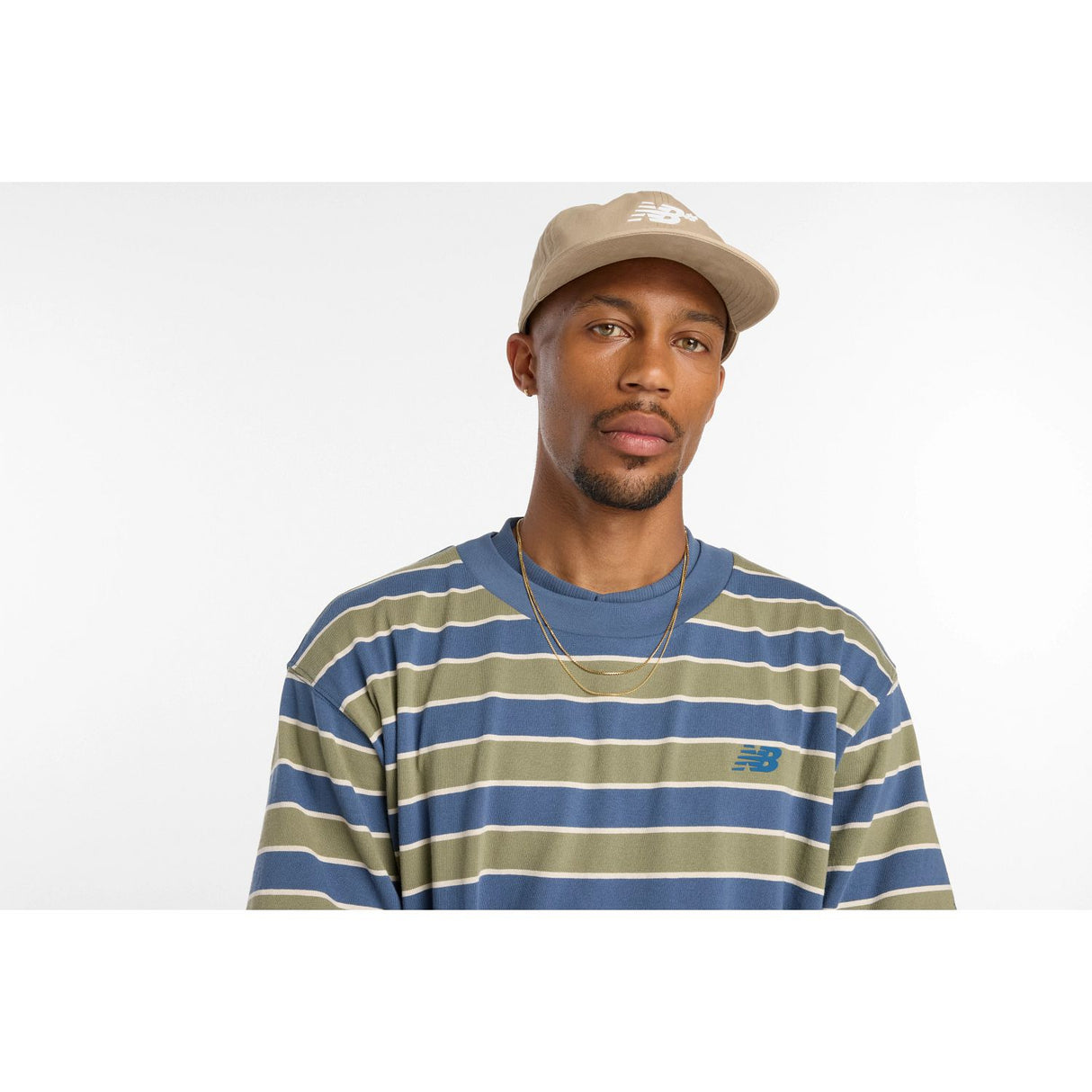 New Balance Men's Numeric Thin Stripe T-Shirt-11