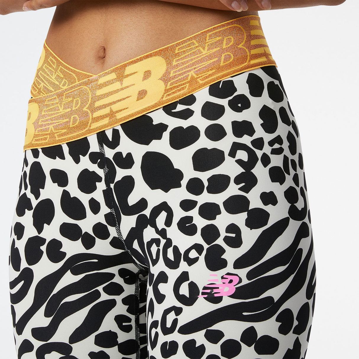 New Balance Women's Relentless Crossover Printed High Rise 7/8 Tights-4