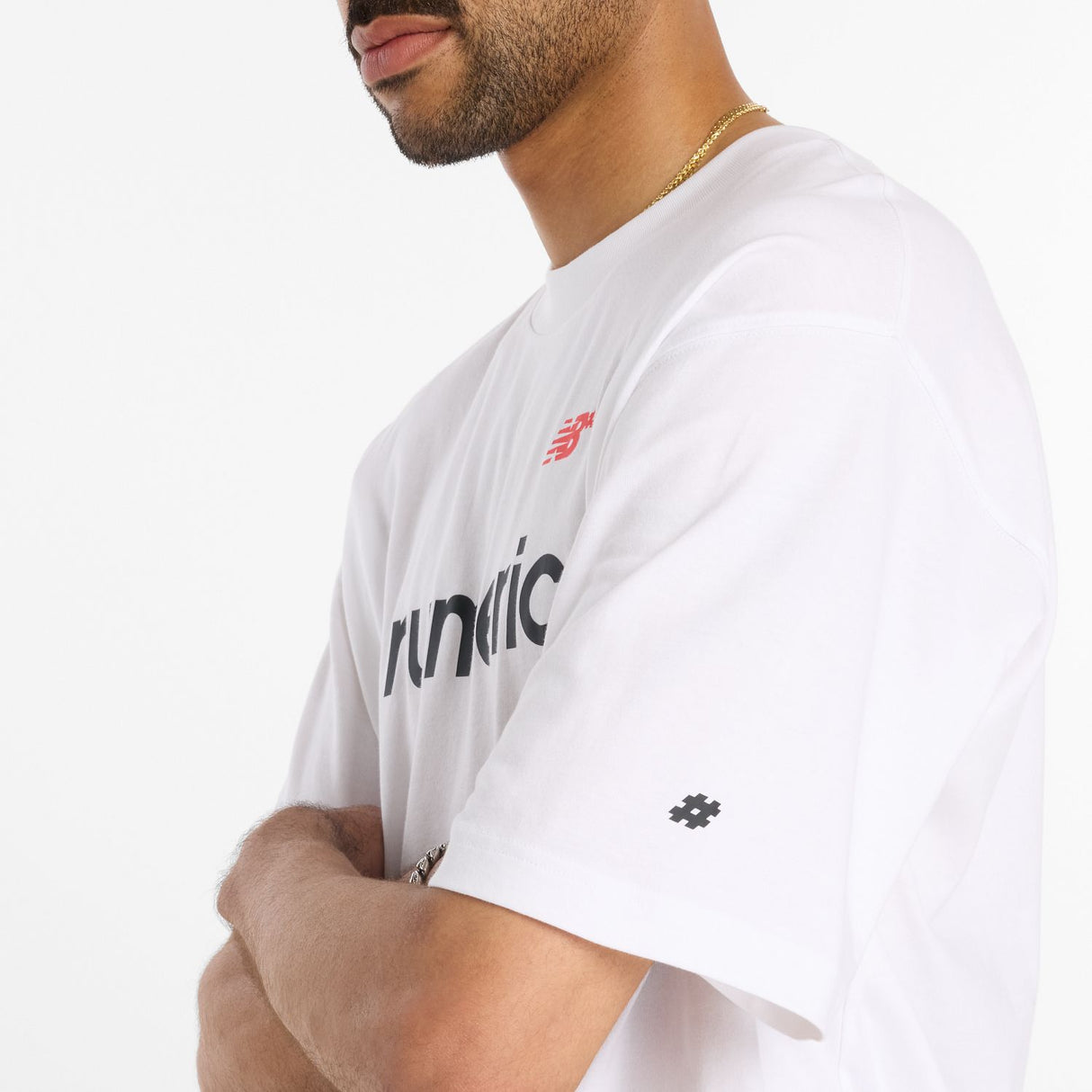 New Balance Men's Numeric Linear Logo T-Shirt-7