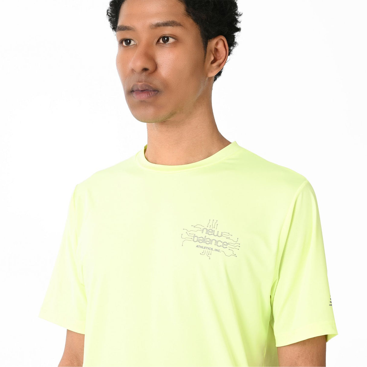 New Balance Men's Reflective Poly T-Shirt-7