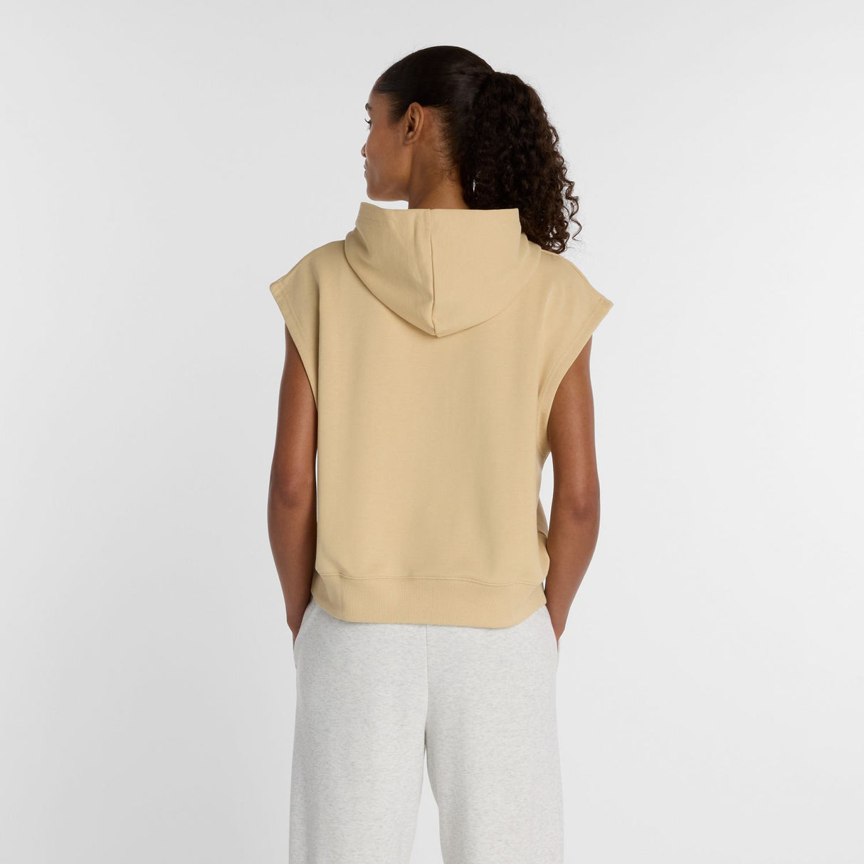 New Balance Women's Embossed Sleeveless Hoodie-3
