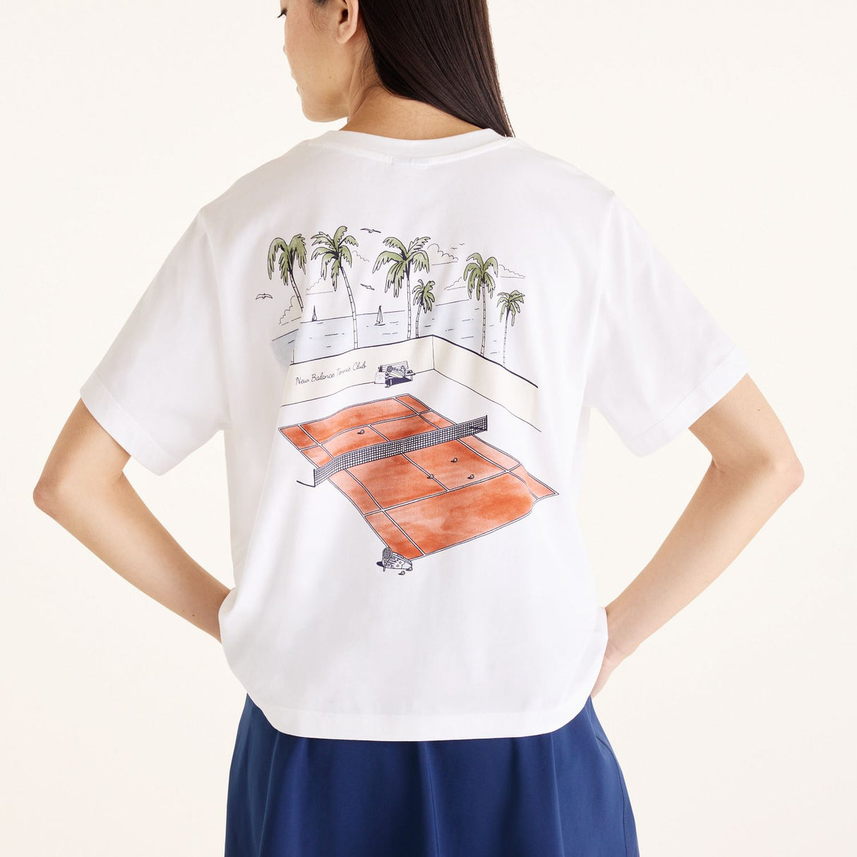 New Balance Women's Tennis Graphic T Shirt-4