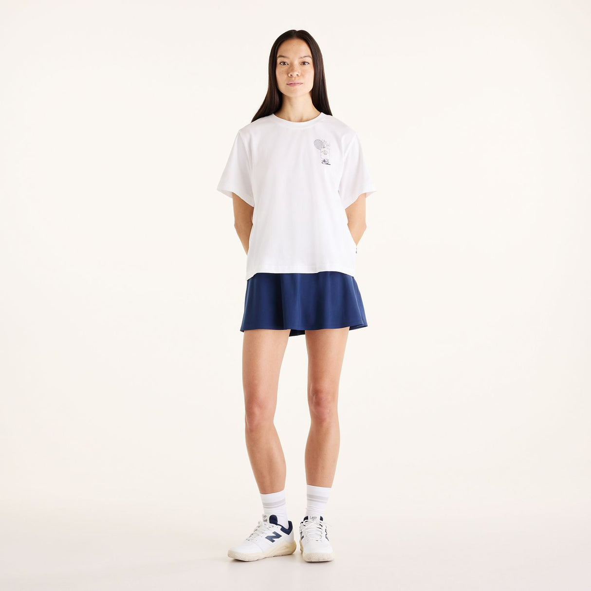 New Balance Women's Tennis Graphic T Shirt-5