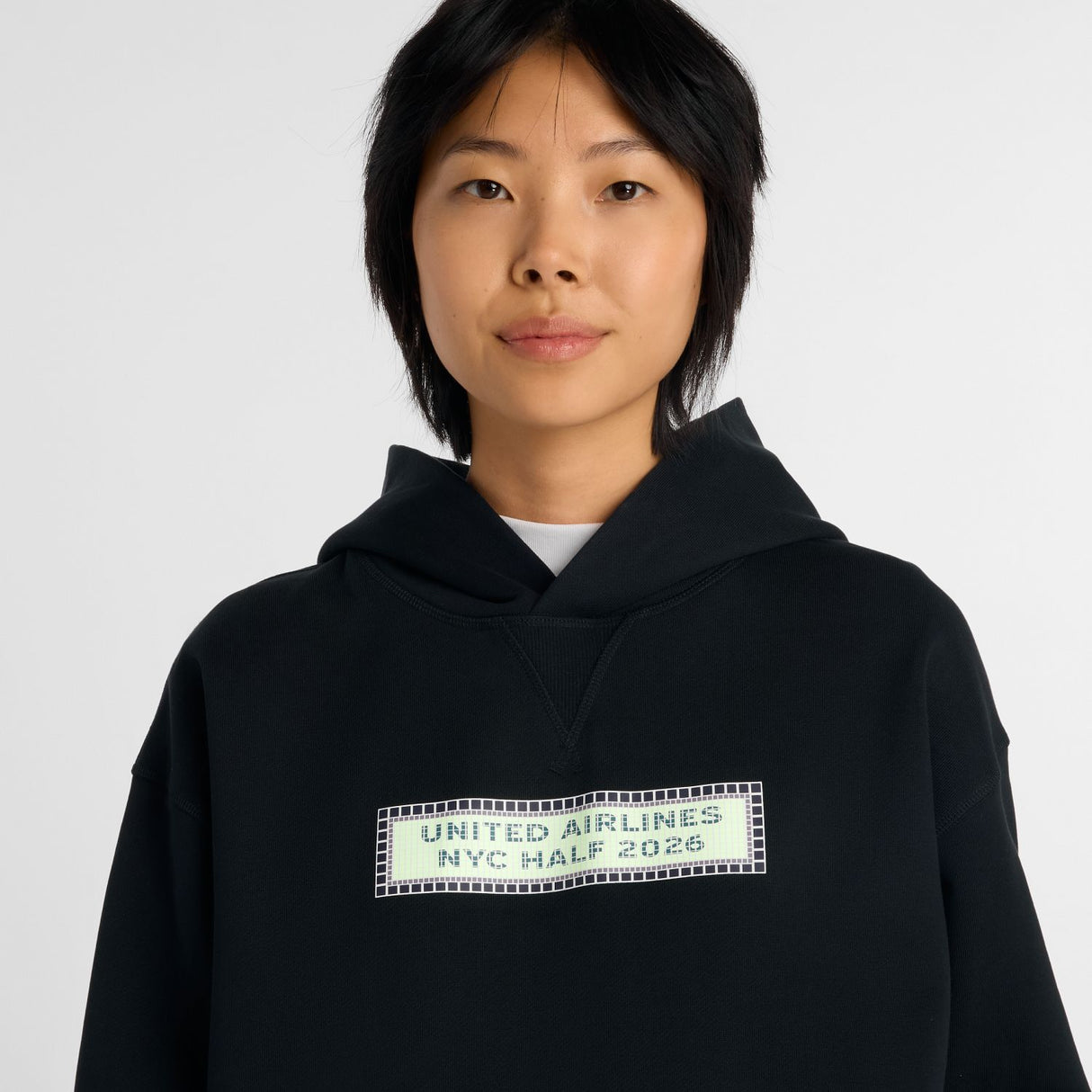 New Balance Women's United Airlines NYC Half Graphic Athletics Hoodie-4