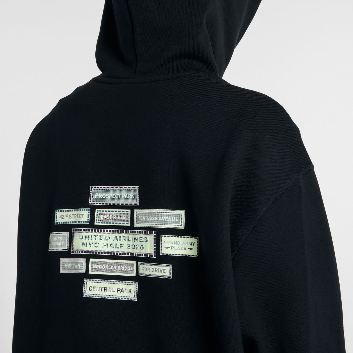 New Balance Women's United Airlines NYC Half Graphic Athletics Hoodie-6