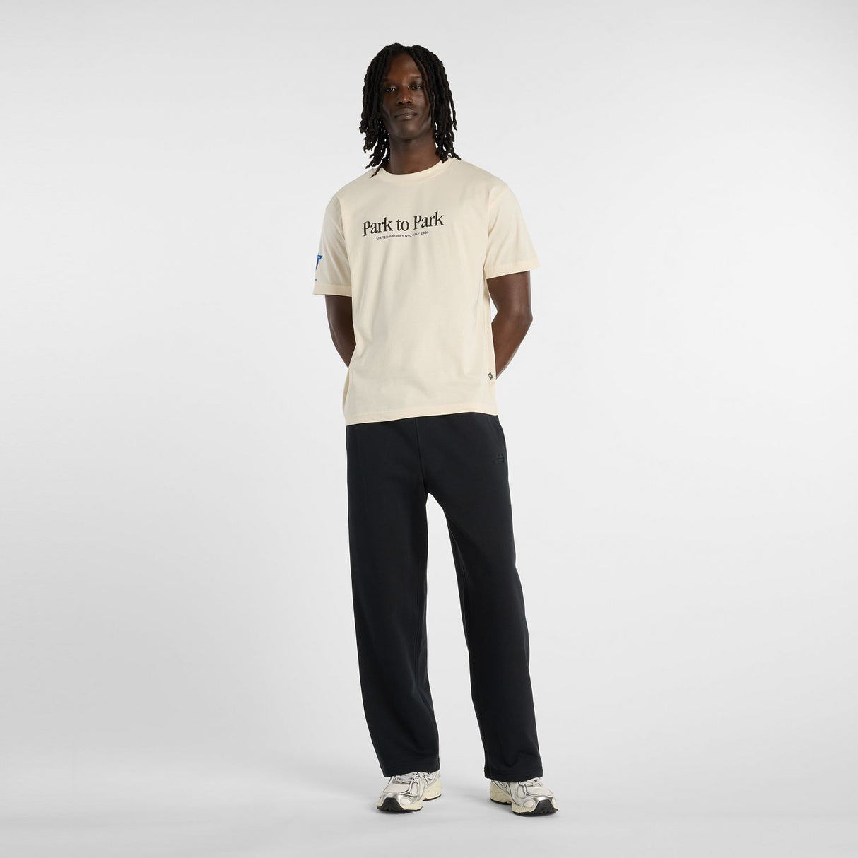 New Balance Men's United Airline NYC Half Slogan T-Shirt-7
