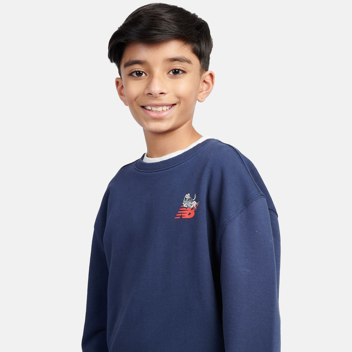 New Balance Boys' Sneaker Guy Crew-4