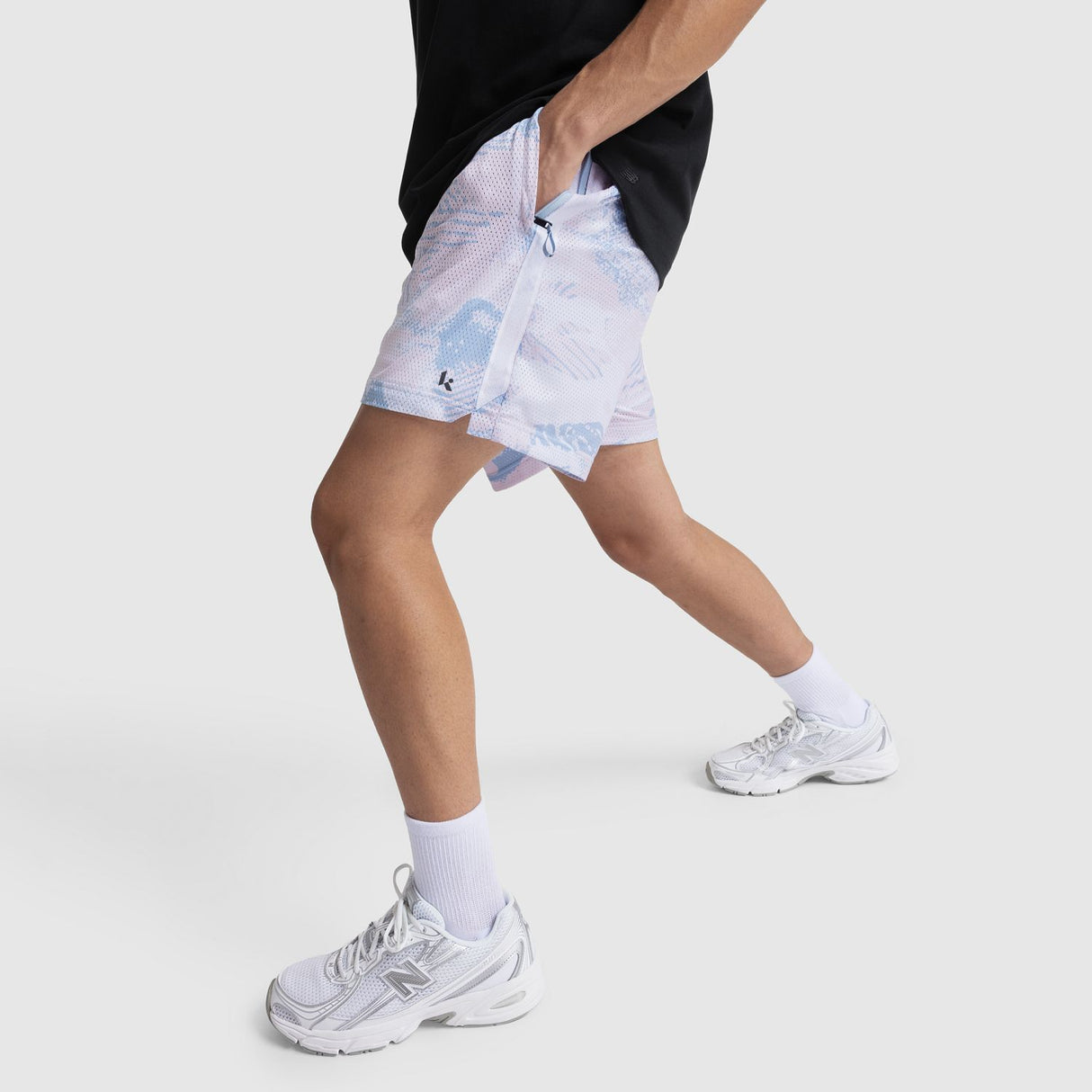 New Balance Men's Klutch Athletics 7 Print Mesh Shorts-5