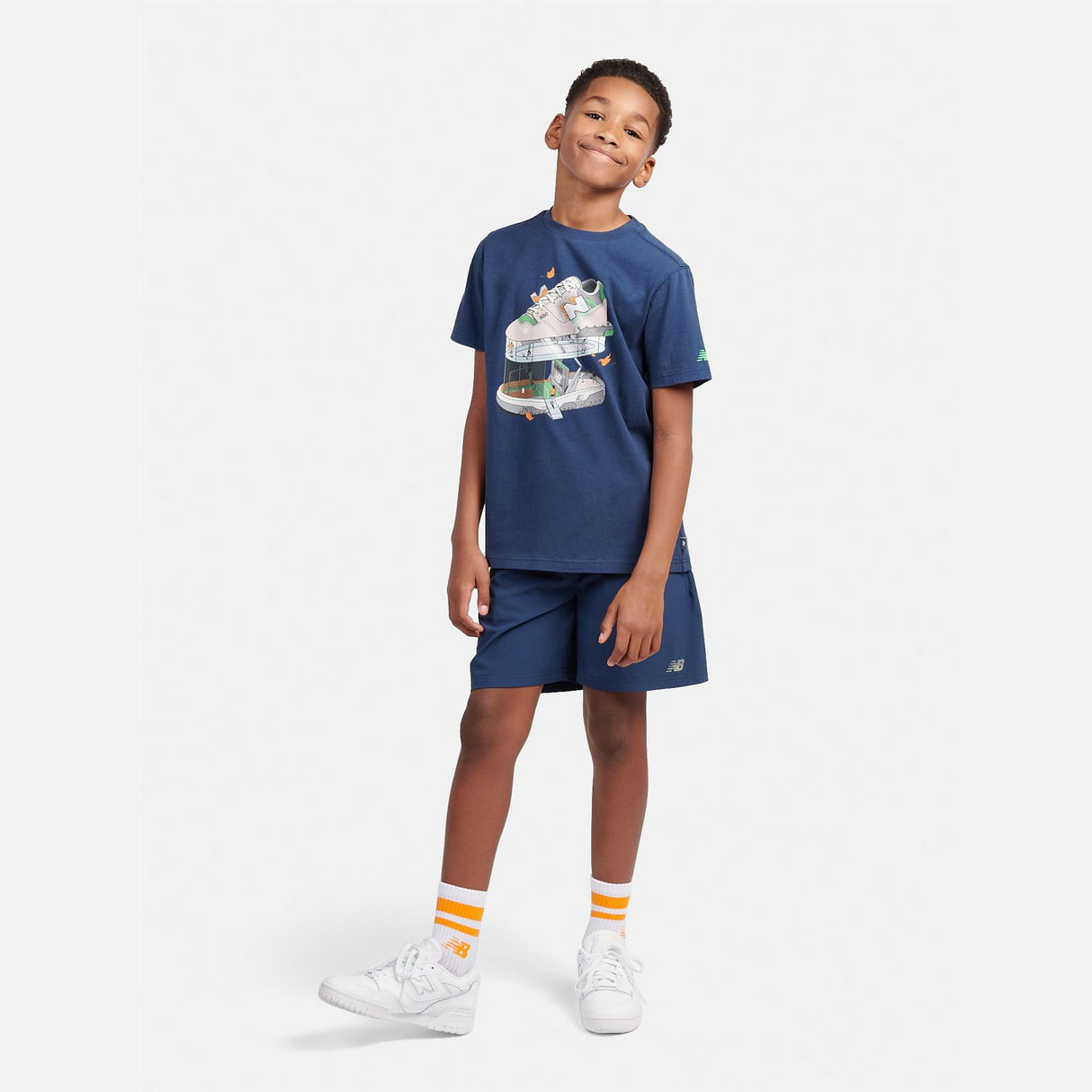 New Balance Boys' Fitness Centre Illustrated Graphic T-Shirt-5