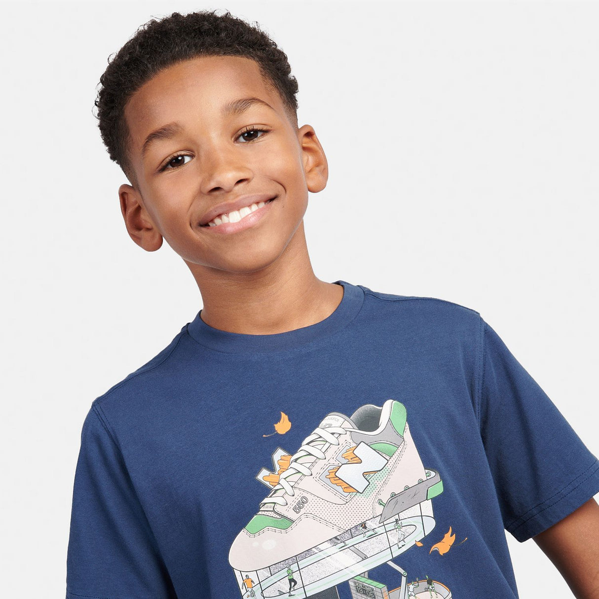 New Balance Boys' Fitness Centre Illustrated Graphic T-Shirt-9