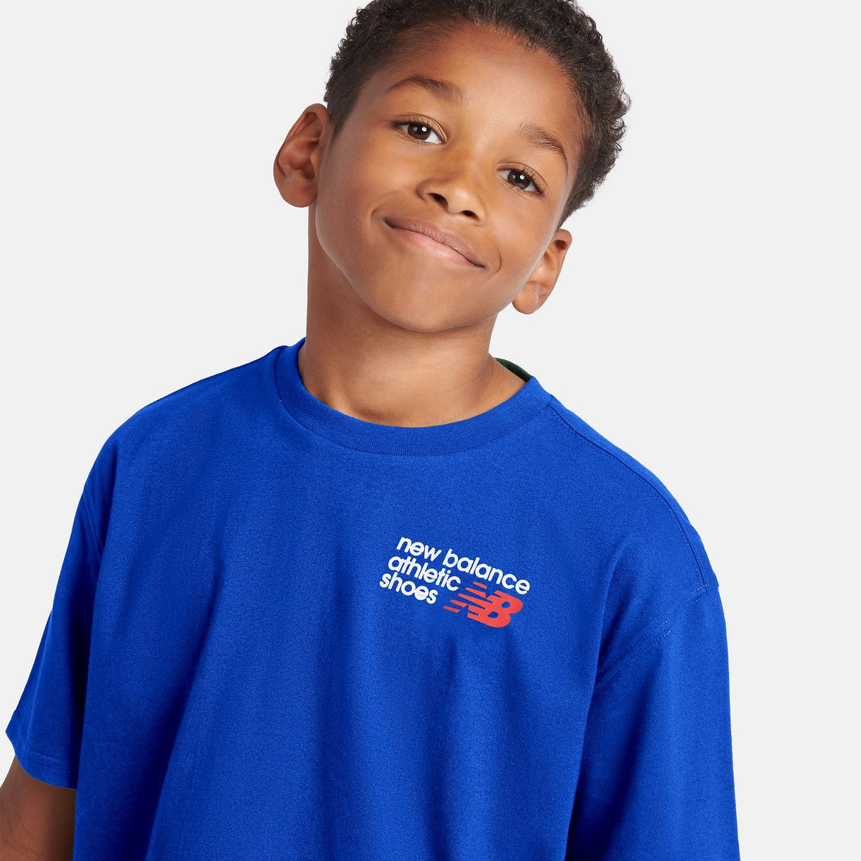 New Balance Boys' Athletic Shoes Back Graphic T-Shirt-4