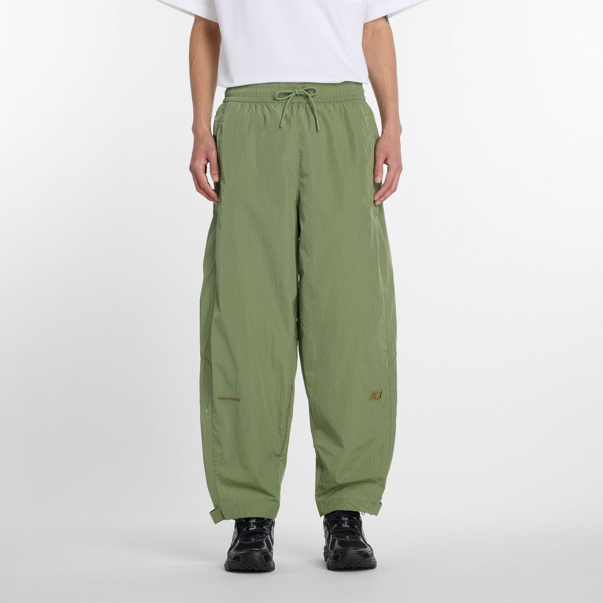 New Balance Men's Nylon Wide Tapered Pants-1