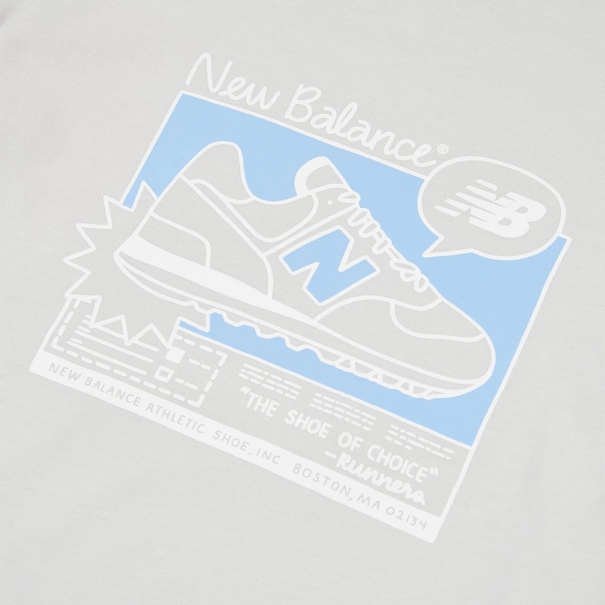 New Balance Boys' Sneaker Poster Graphic T-Shirt-10
