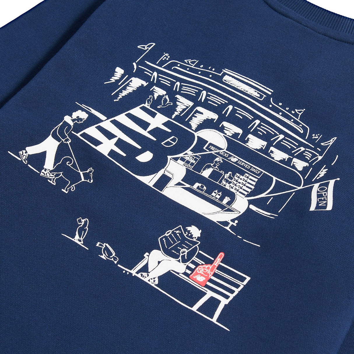 New Balance Boys' Stadium Concession Graphic French Terry Crew-4