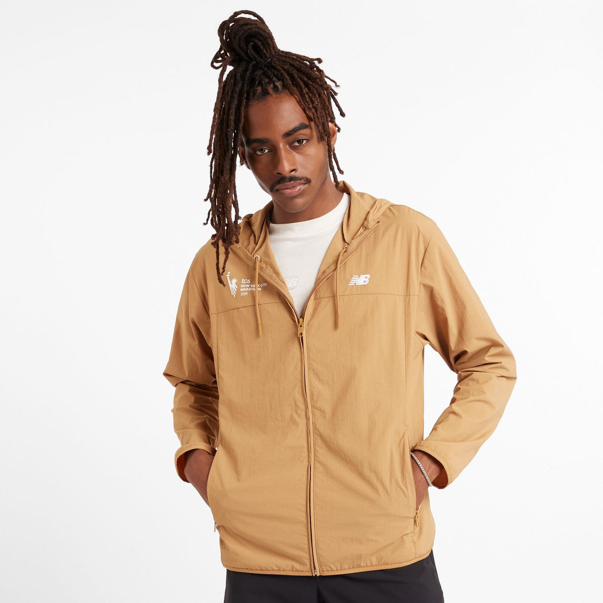 New Balance Men's NYC Marathon Athletics Woven Jacket-2