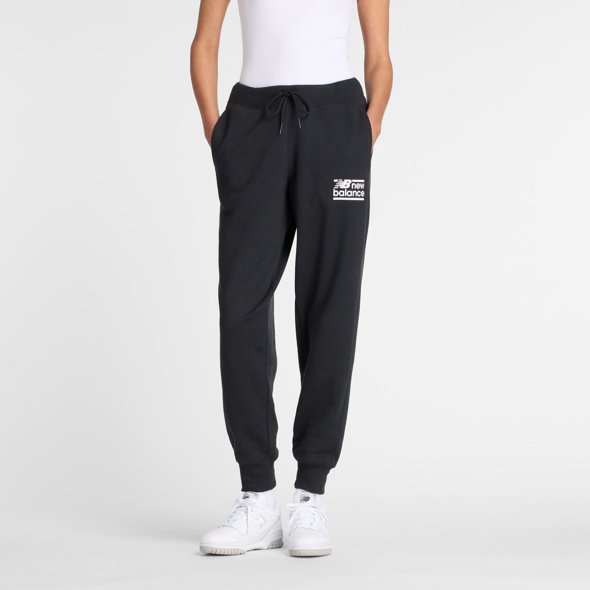 New Balance Women's Sport French Terry Graphic Joggers-1