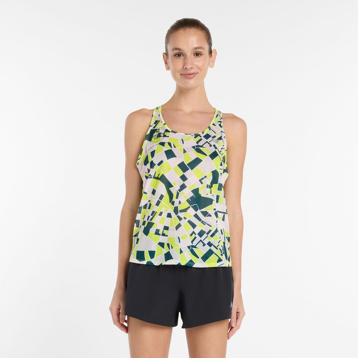 New Balance Women's RBC Brooklyn Half Printed Athletics Tank-1