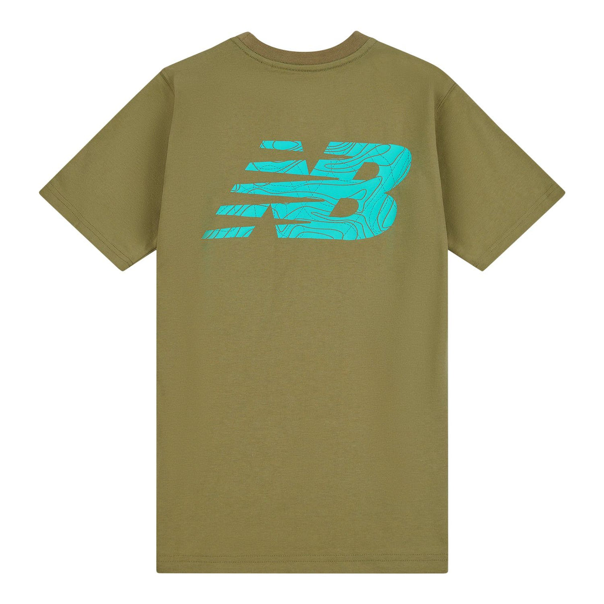 New Balance Boys' Athletics AOP Fill Logo T-Shirt-2