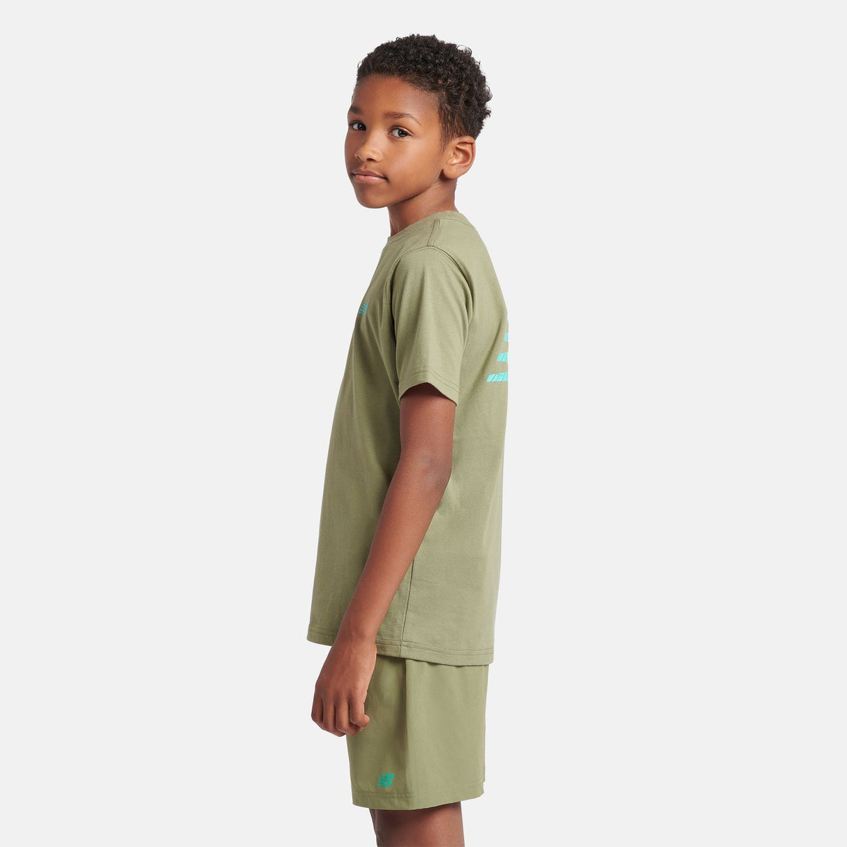 New Balance Boys' Athletics AOP Fill Logo T-Shirt-6
