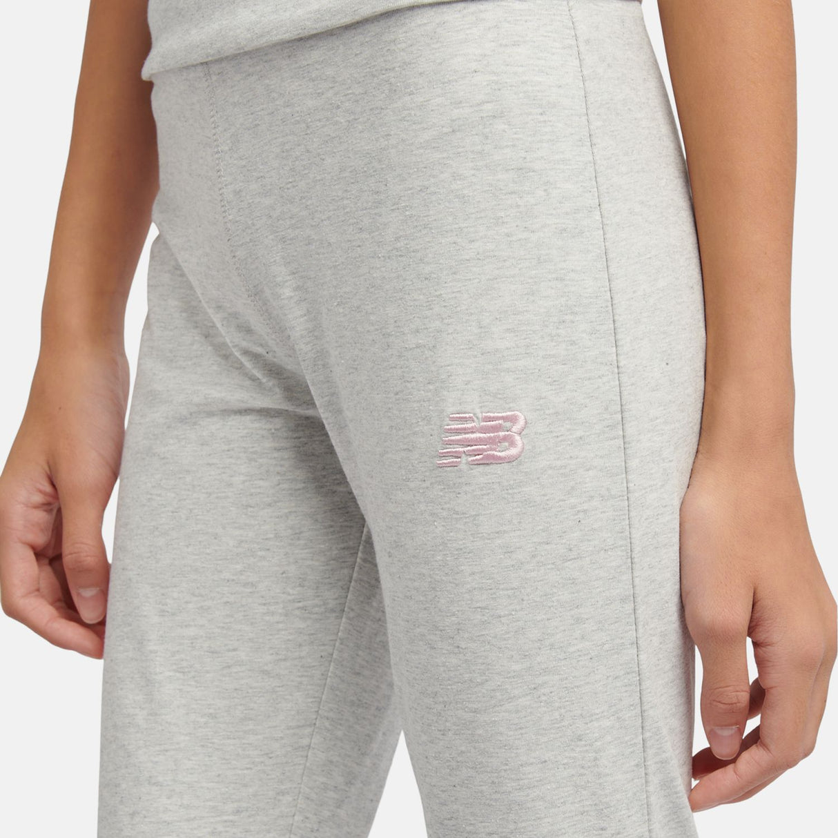 New Balance Girls' Roll Down Flare Leggings-4