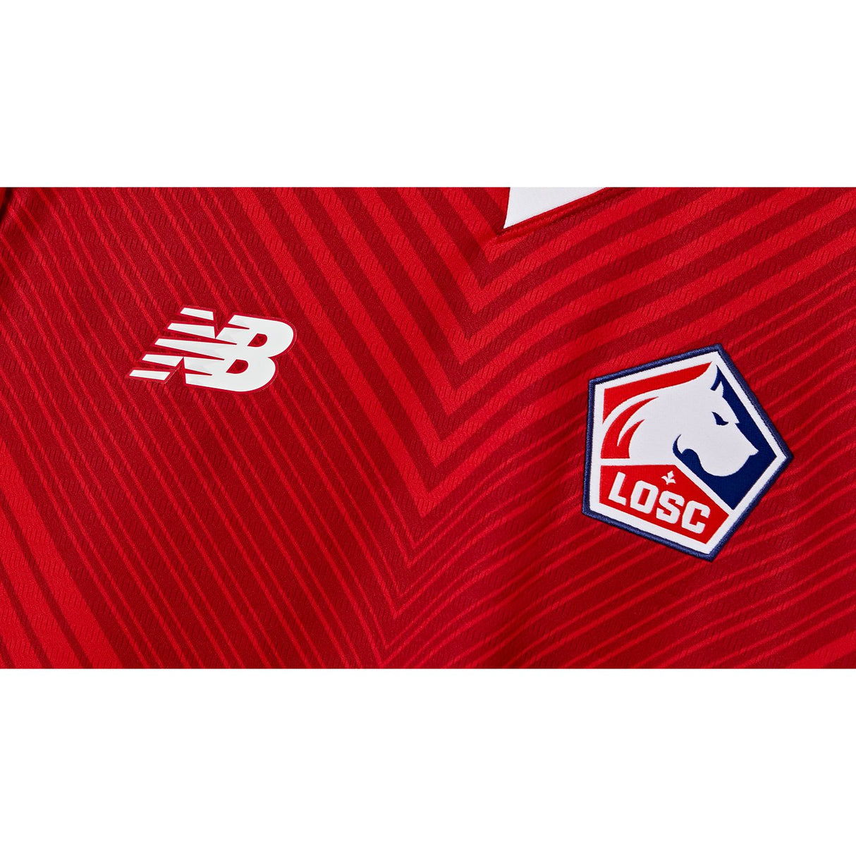 New Balance Men's Lille LOSC Home Short Sleeve Soccer Jersey-11