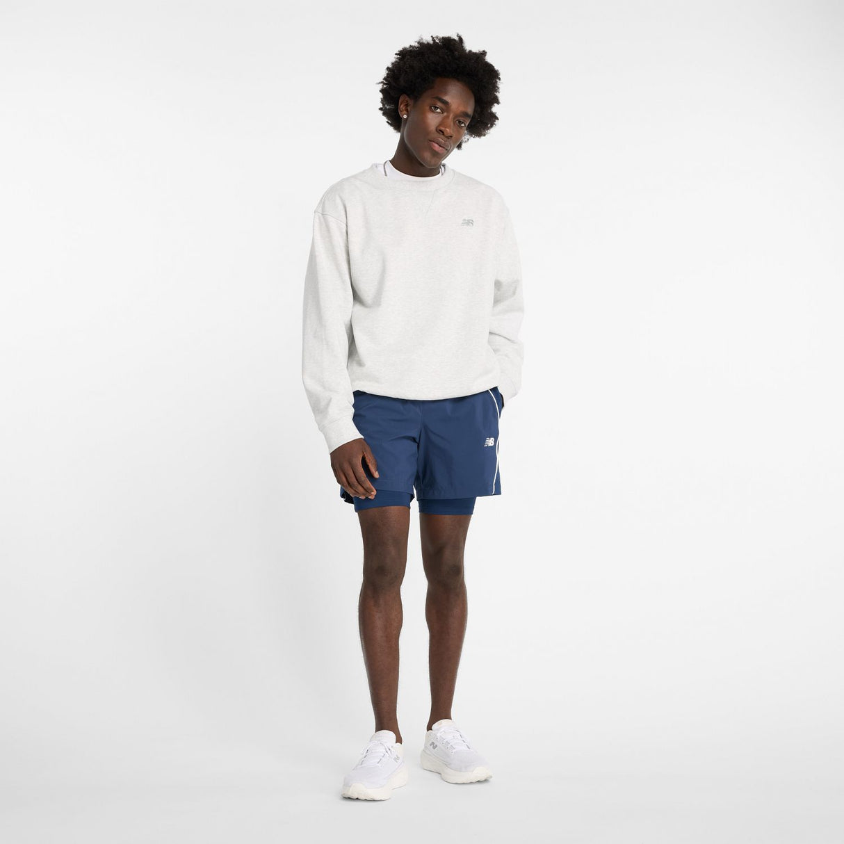 New Balance Men's Hoops On Court 2 in 1 Shorts-1