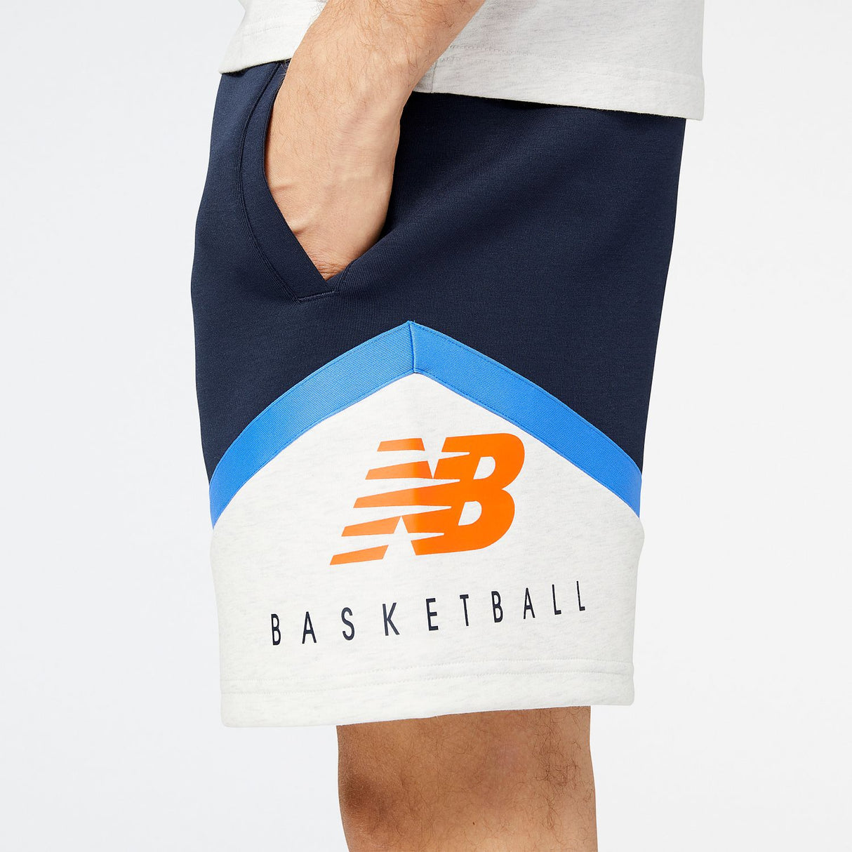 New Balance Men's Hoops Abstract Shorts-4
