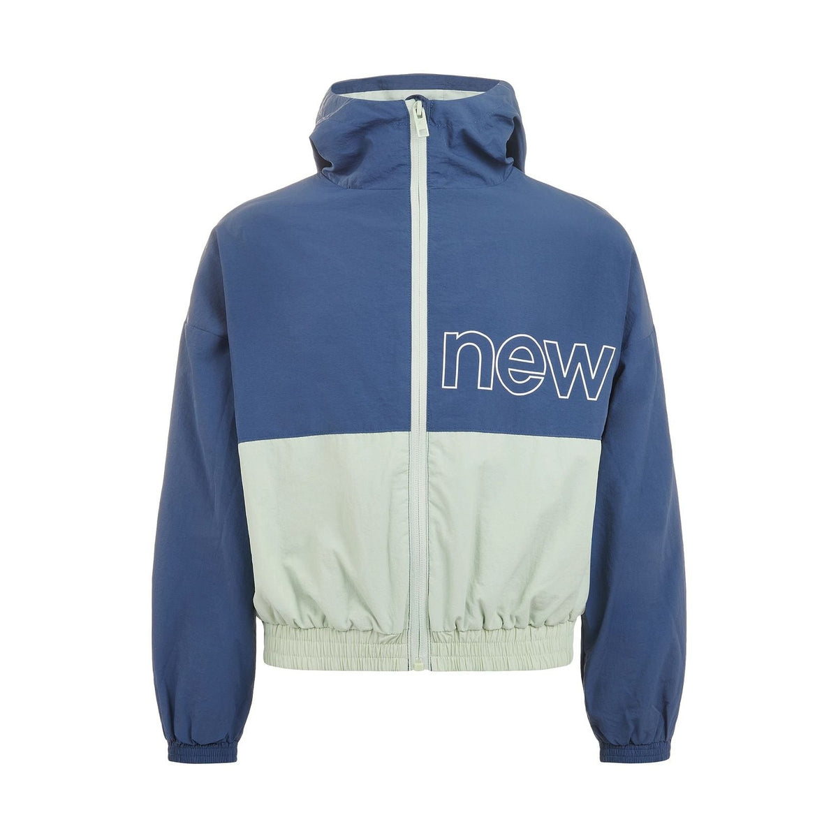 New Balance Girls' Athletics Woven Mesh Lined Wind Cheater Jacket-1