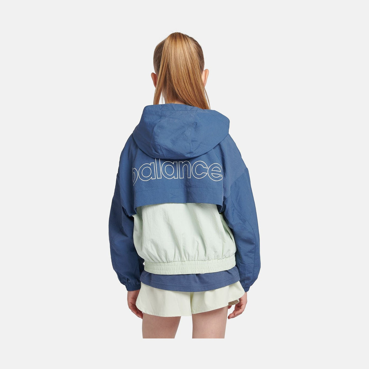 New Balance Girls' Athletics Woven Mesh Lined Wind Cheater Jacket-9
