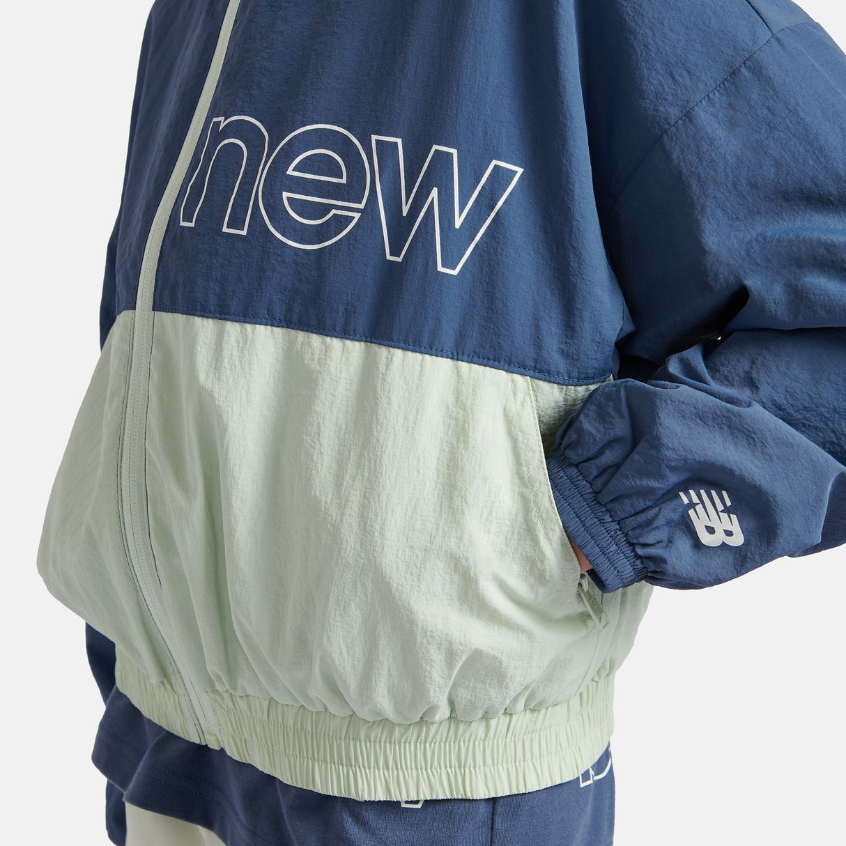 New Balance Girls' Athletics Woven Mesh Lined Wind Cheater Jacket-10