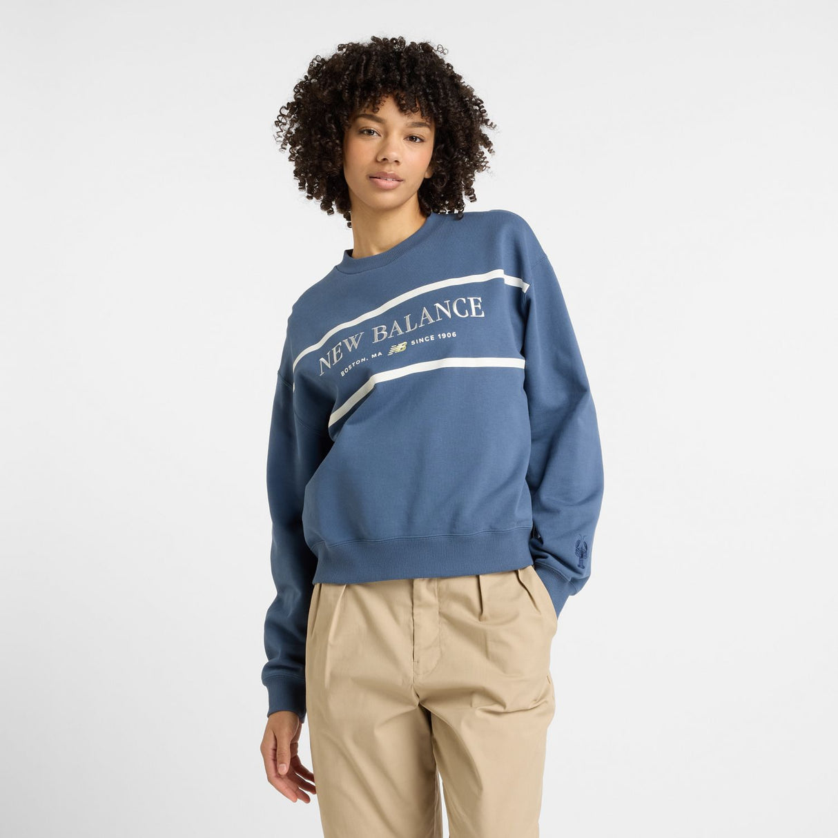 New Balance Women's Athletics Nautical Lobster Crew-3