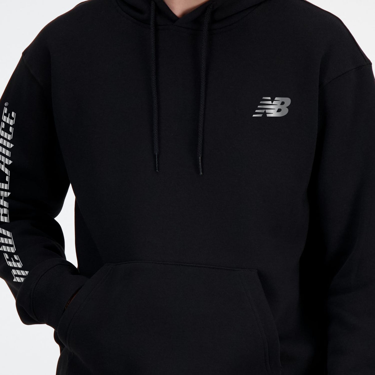 New Balance Men's Reflective Lines Hoodie-4